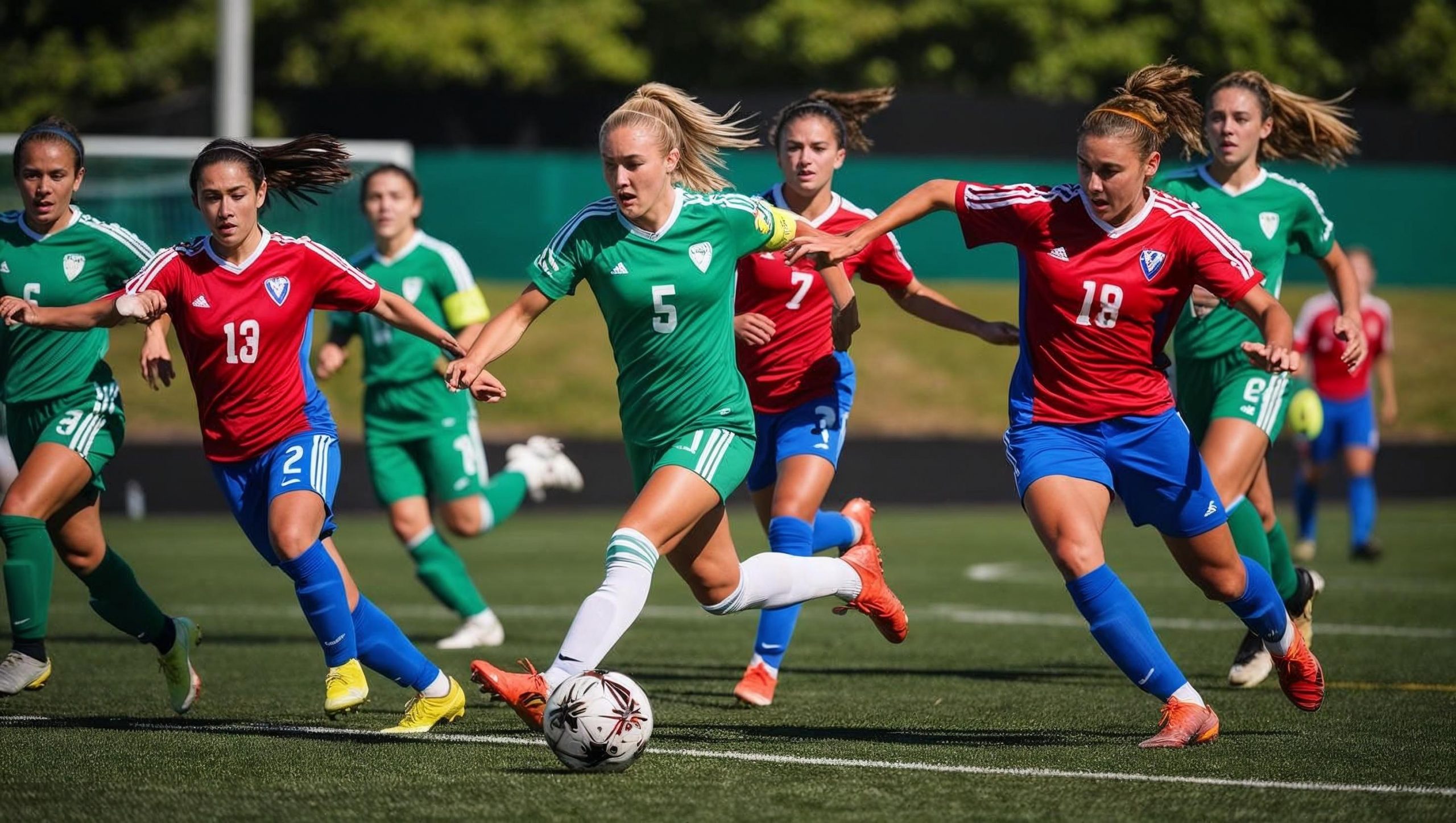 Photo of women playing soccer