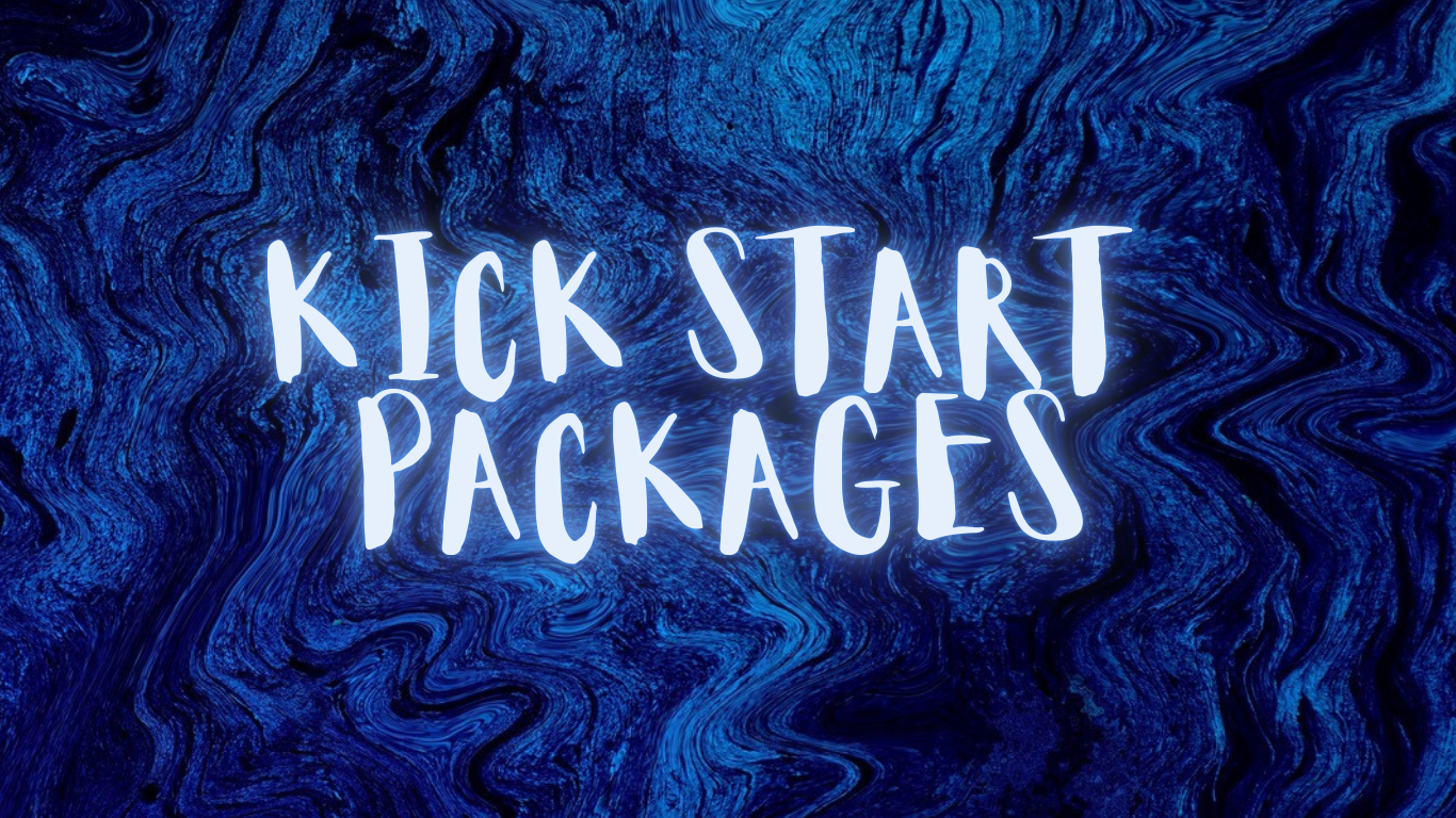 Graphic of kick starter packages